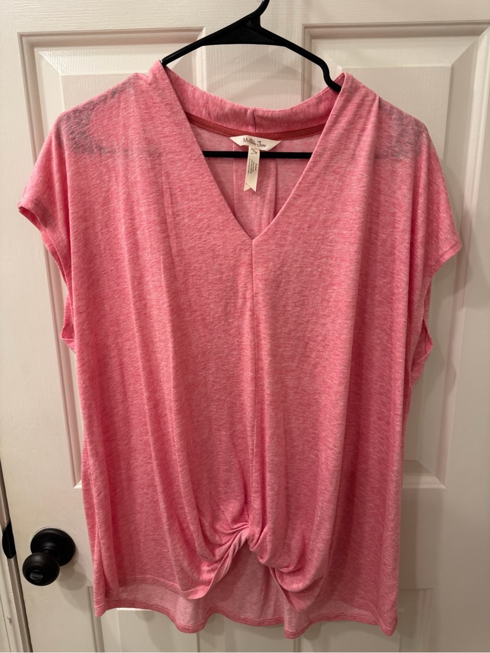 Matilda Jane Pink V-Neck Twist-Front Tunic